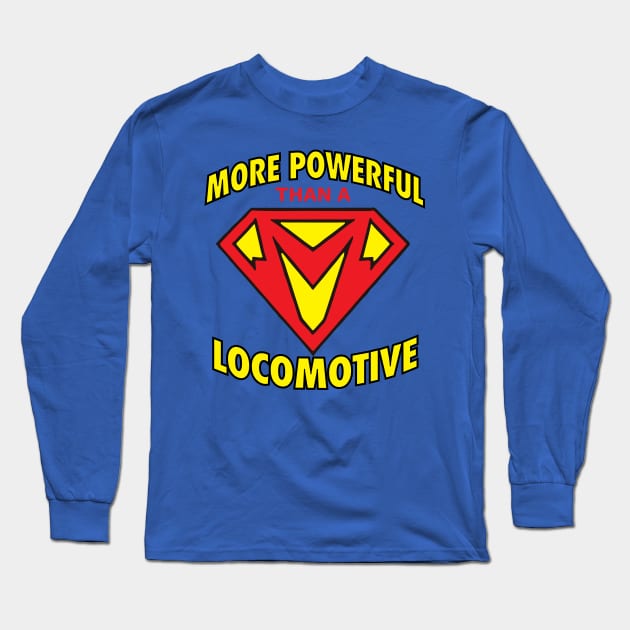 Locomotive Long Sleeve T-Shirt by JFDS